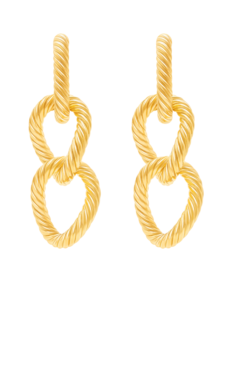 Samantha Siu - New York Willemstad Earrings, Main, color, Gold