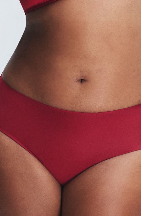 Microfiber No-Show Hipster Briefs (Regular & Plus)