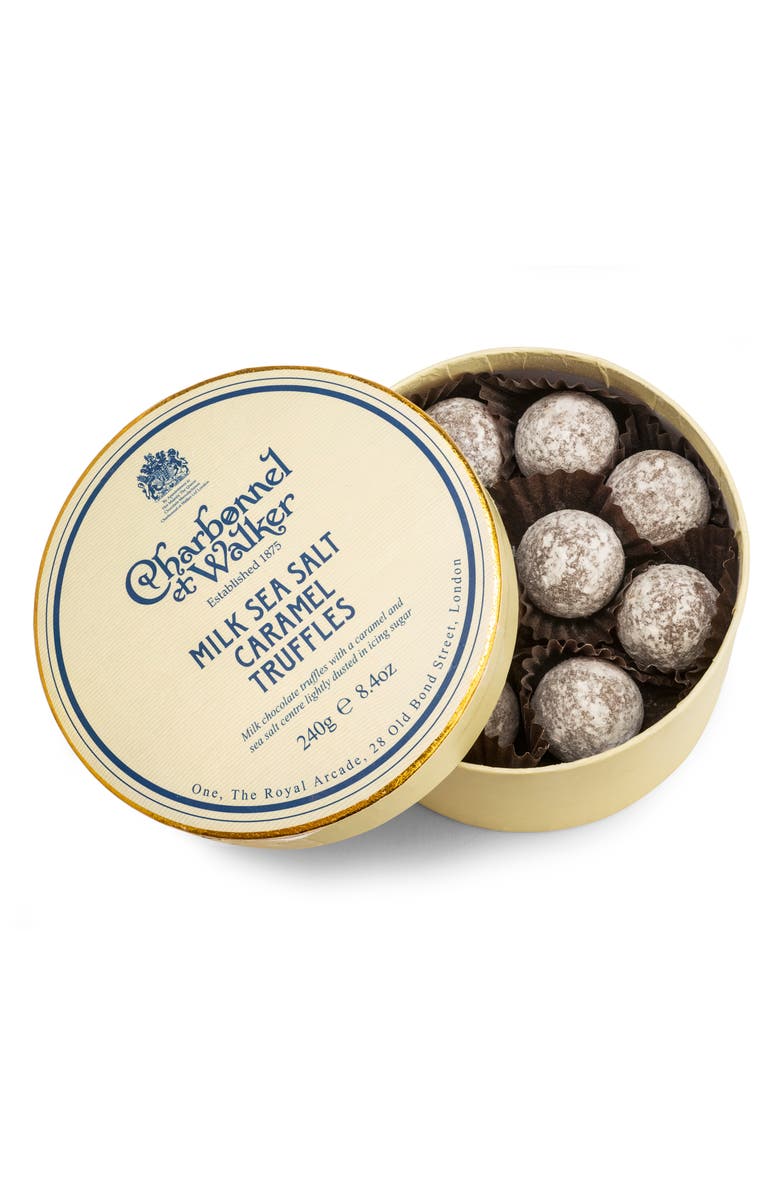 Charbonnel et Walker Milk Chocolate Sea Salt Caramel Truffles, Main, color, 
