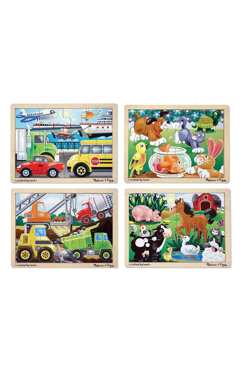 Melissa & Doug Jigsaw Puzzle Set, Main, color,