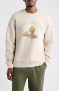 SANTO STUDIO Thugs Need Hugs Football Graphic Sweatshirt