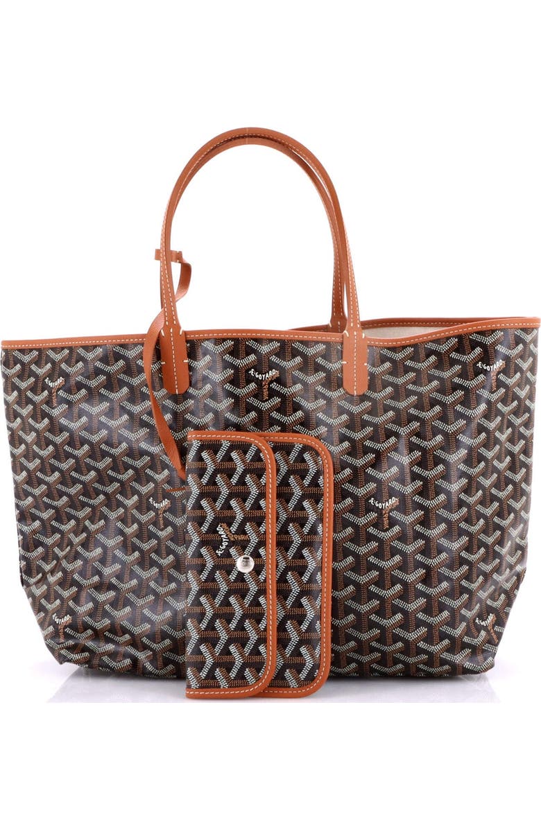 Pre-Owned Goyard Saint Louis Tote Coated Canvas PM, Alternate, color, Brown