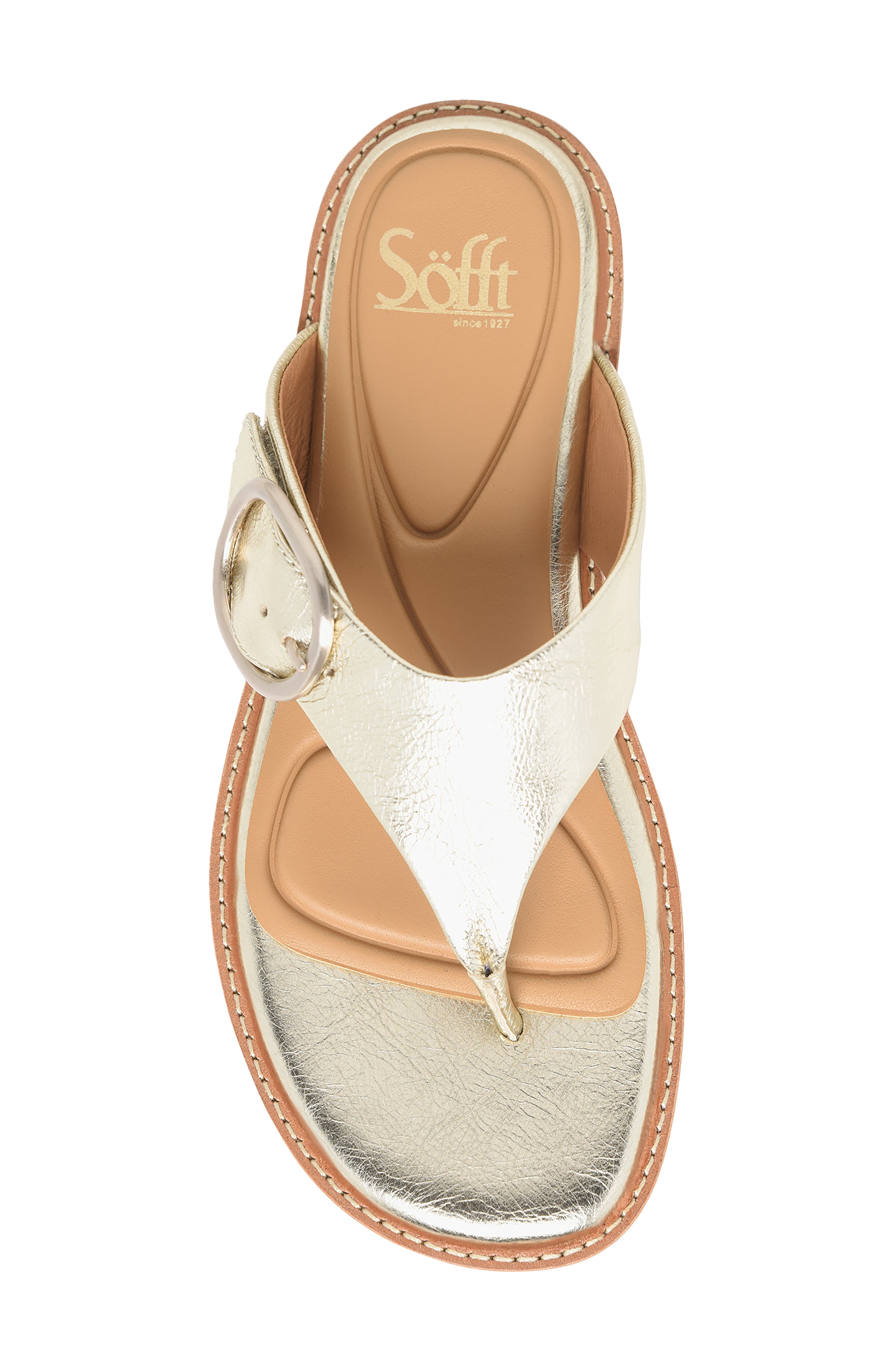 Nancia Flip Flop, Alternate, color, PLATINO
