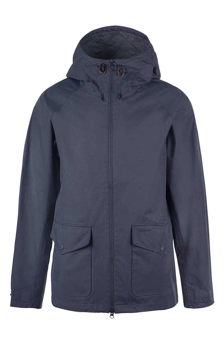 Barbour Whitstone Waterproof Jacket, Alternate, color, Navy