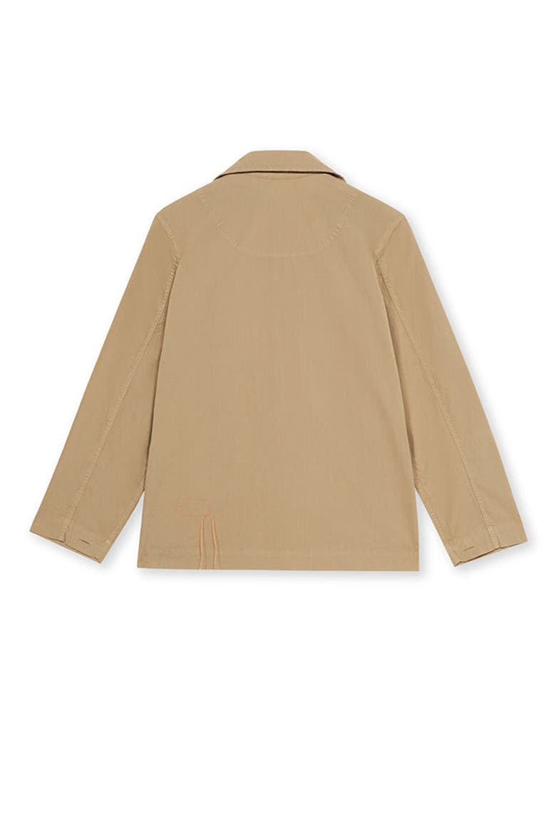 Oversize Cotton Twill Shirt, Alternate, color, CAMEL