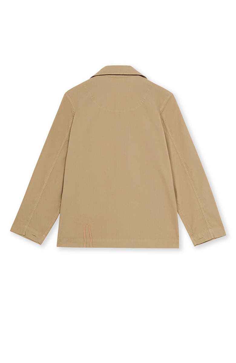 Fortela Solomont Twill Cotton Overshirt, Alternate, color, Camel