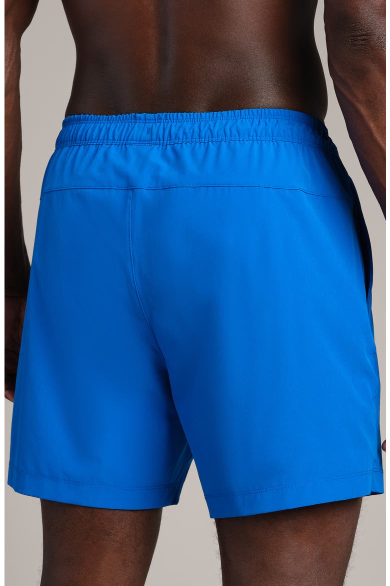 5.5-Inch Water Repellent Swim Trunks, Alternate, color, ELECTRIC BLUE