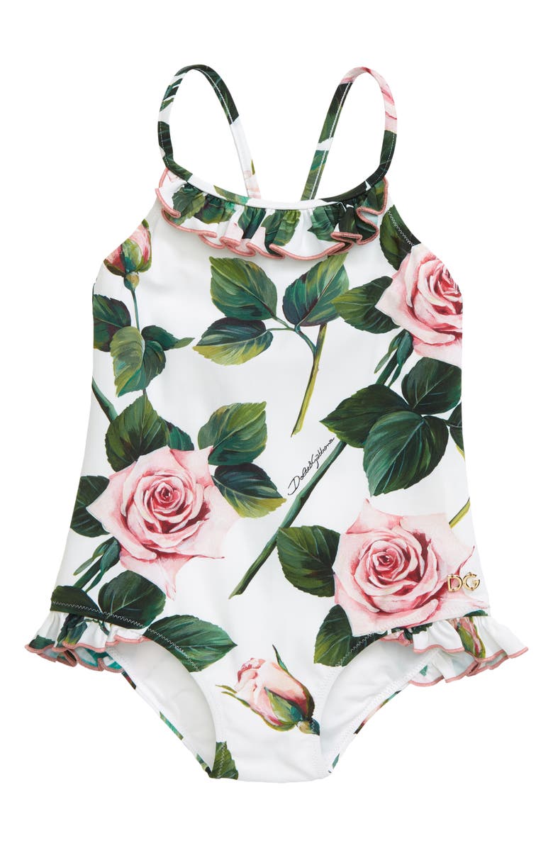 Dolce&Gabbana One-Piece Swimsuit, Main, color, 