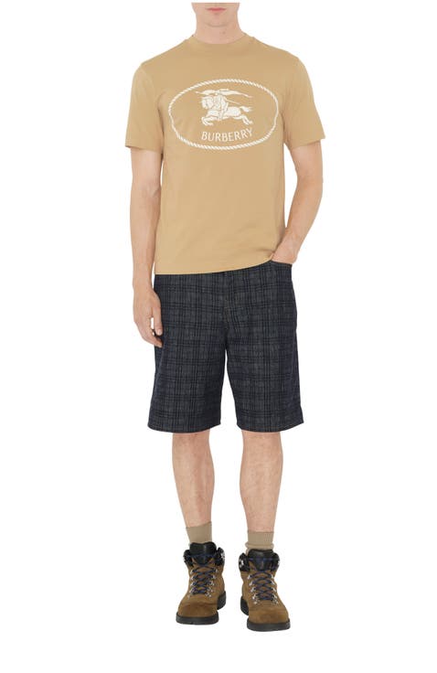 Knight Stamp Cotton T-shirt