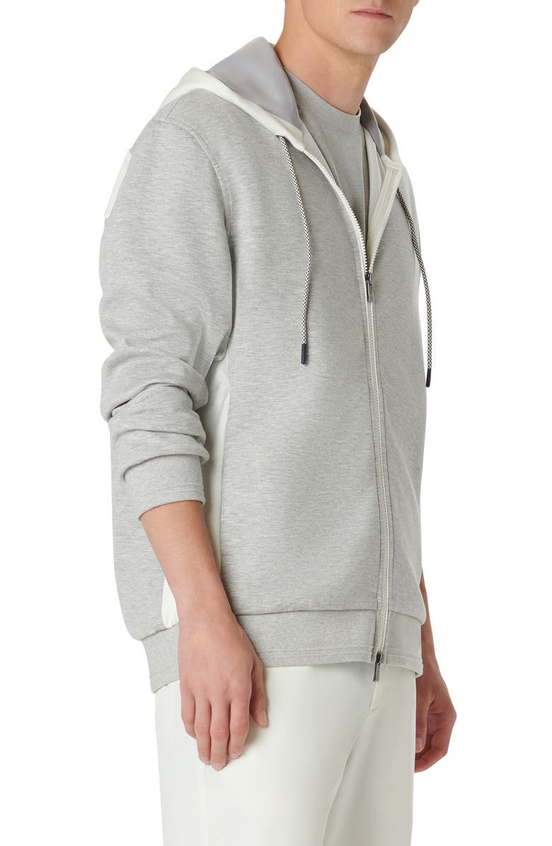 Bugatchi Full Zip Hoodie Jacket, Alternate, color,