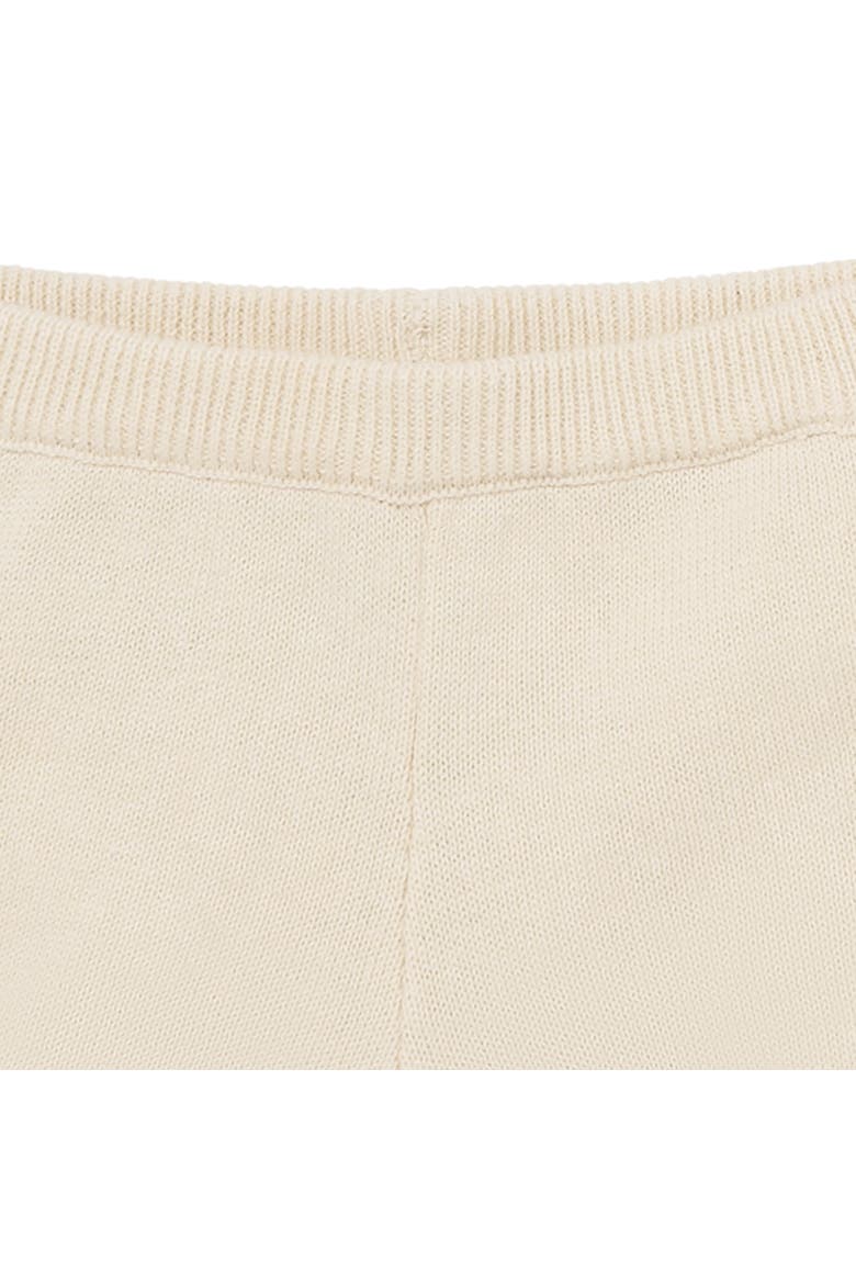 Sweater Knit Top and Shorts Set, Alternate, color, Beige