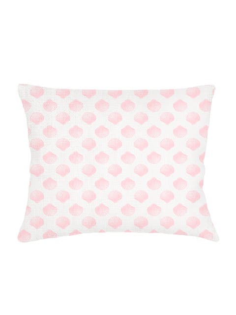 Retro Shell Linen Dutch Euro Pillow with Down Insert
