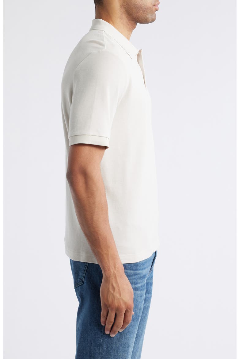 Pima Cotton Piqué Polo, Alternate, color, GREY MOONBEAM