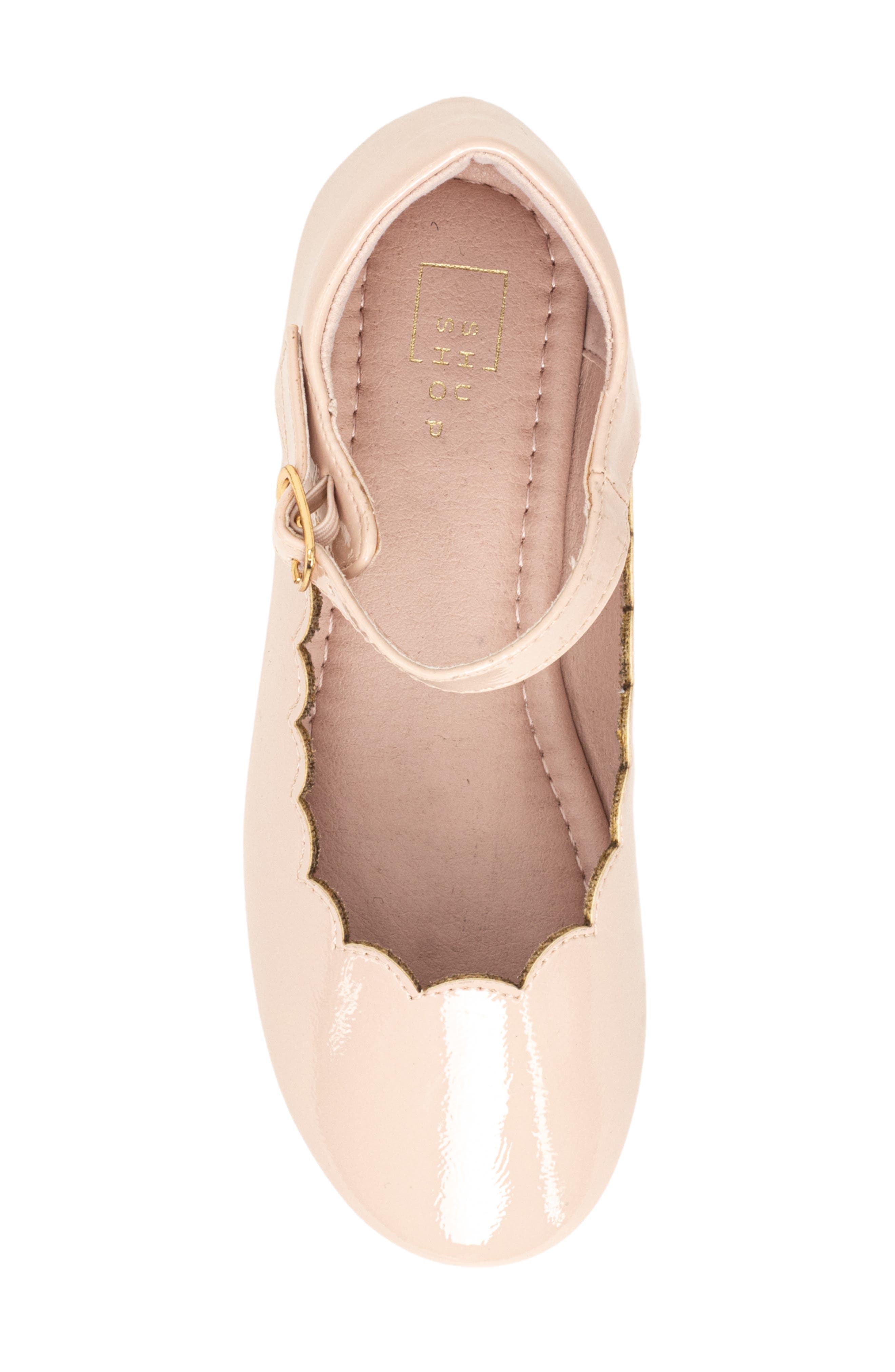 Kids' Agatha Mini Faux Leather Mary Jane, Alternate, color, LIGHT PINK