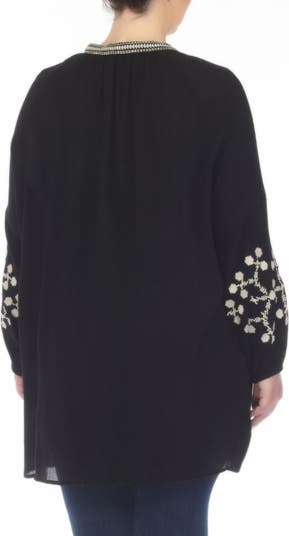 Embroidered Tunic Top