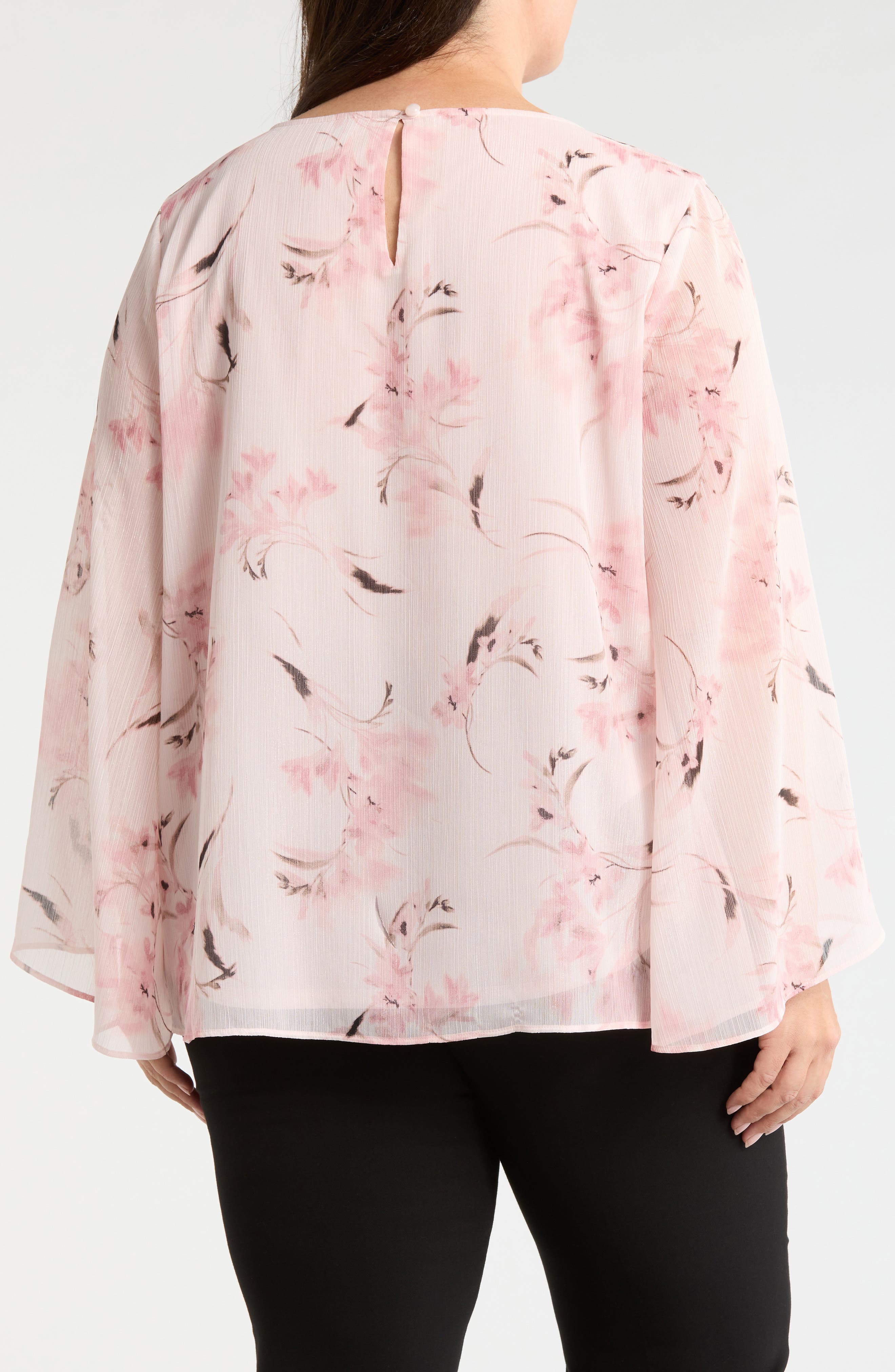 Metallic Print Top - image 2