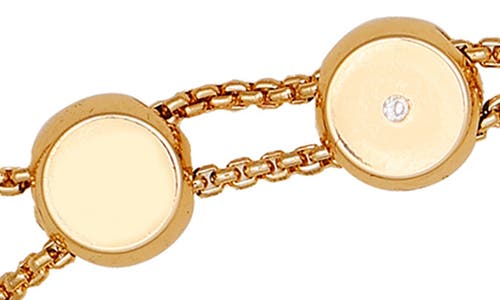Vince Camuto Slider Chain Bracelet In Goldtone