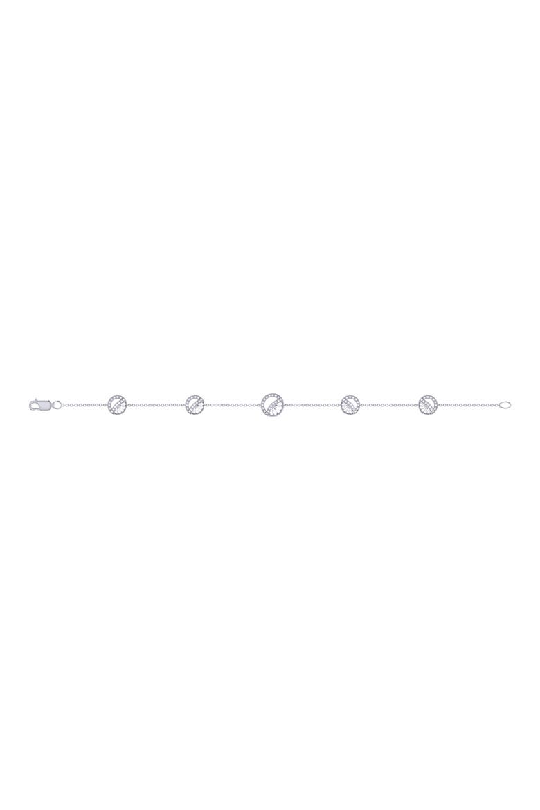 Moon Phases Diamond Bracelet, Alternate, color, SILVER