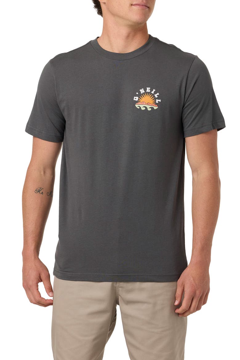 Solar Scenic Graphic T-Shirt, Main, color, DARK SHADOW