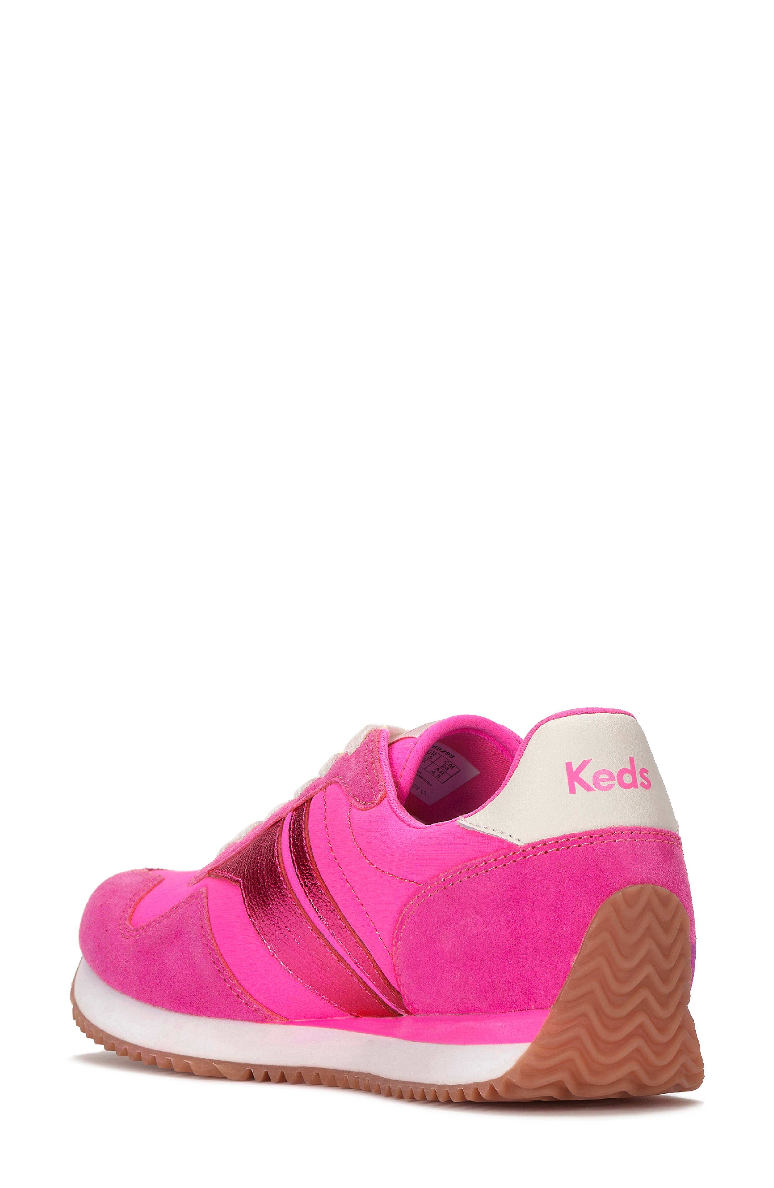 Rena Sneaker, Alternate, color, NEON PINK