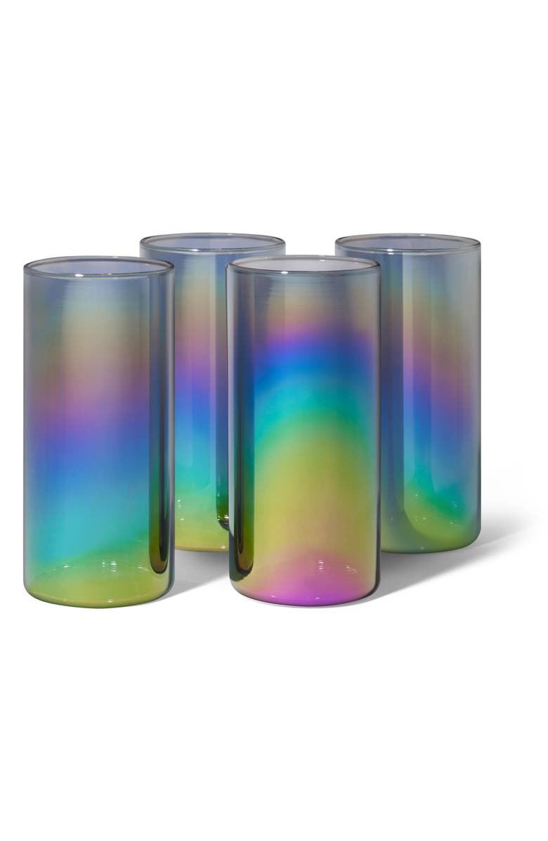 MoMA Shimmerware Set of 4 Highball Glasses, Alternate, color, 