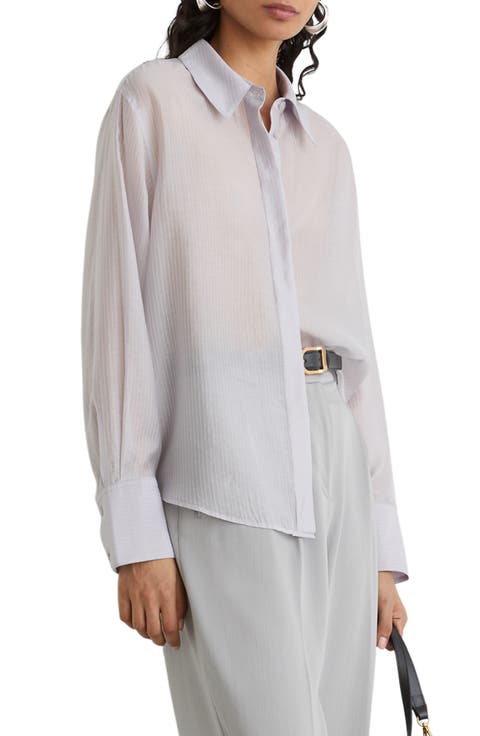 Ally Long Sleeve Button Shirt