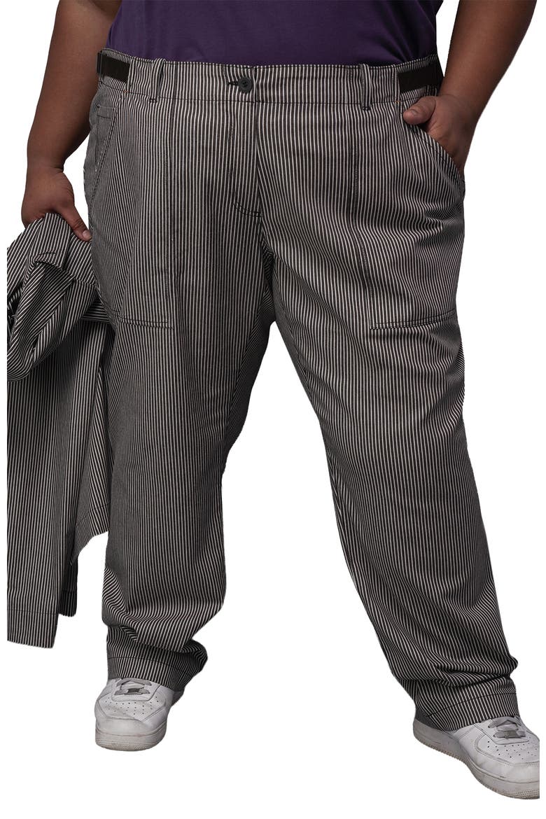 The Essential Railroad Stripe Utility Pant, Alternate, color, MOCHA/WHITE