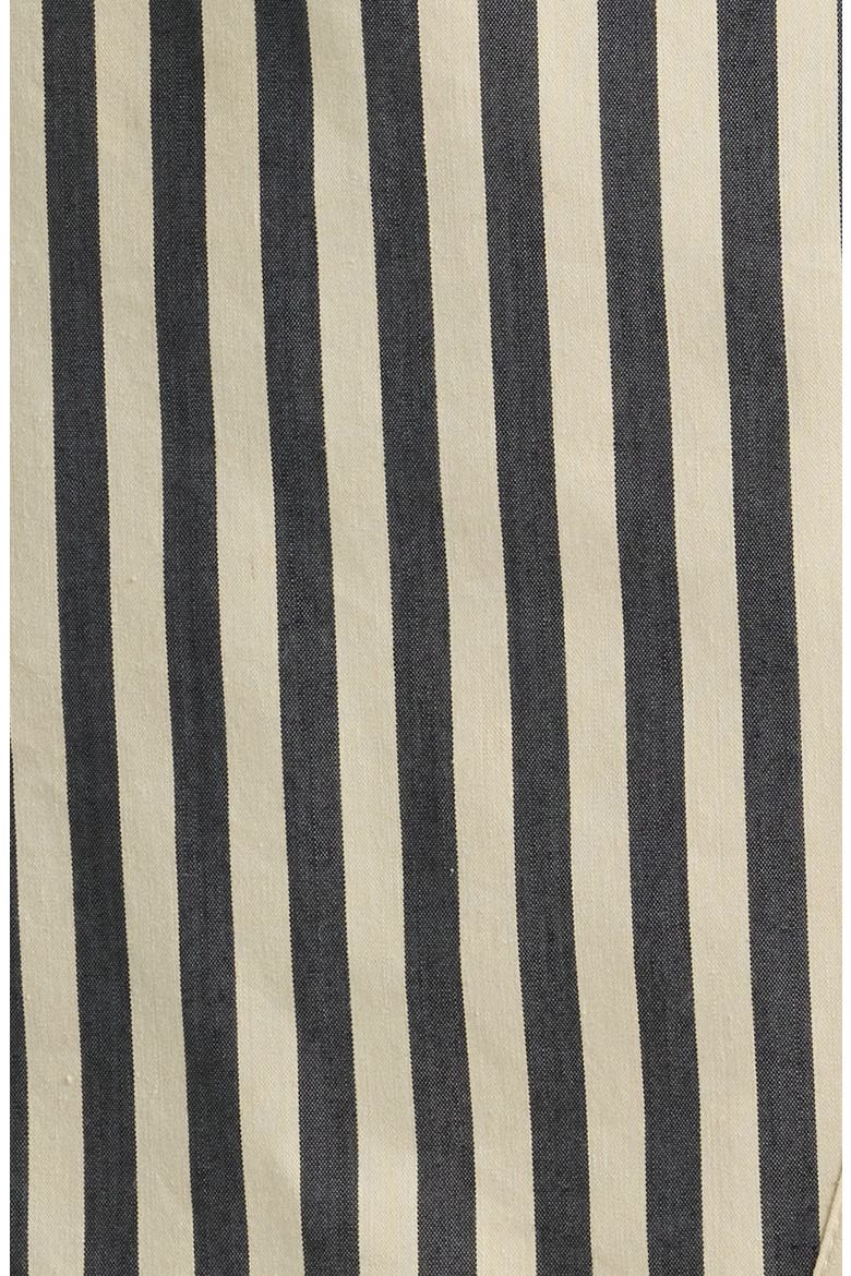 The Tinsley Striped Button-Up Shirt, Alternate, color, NOIR KHAKI