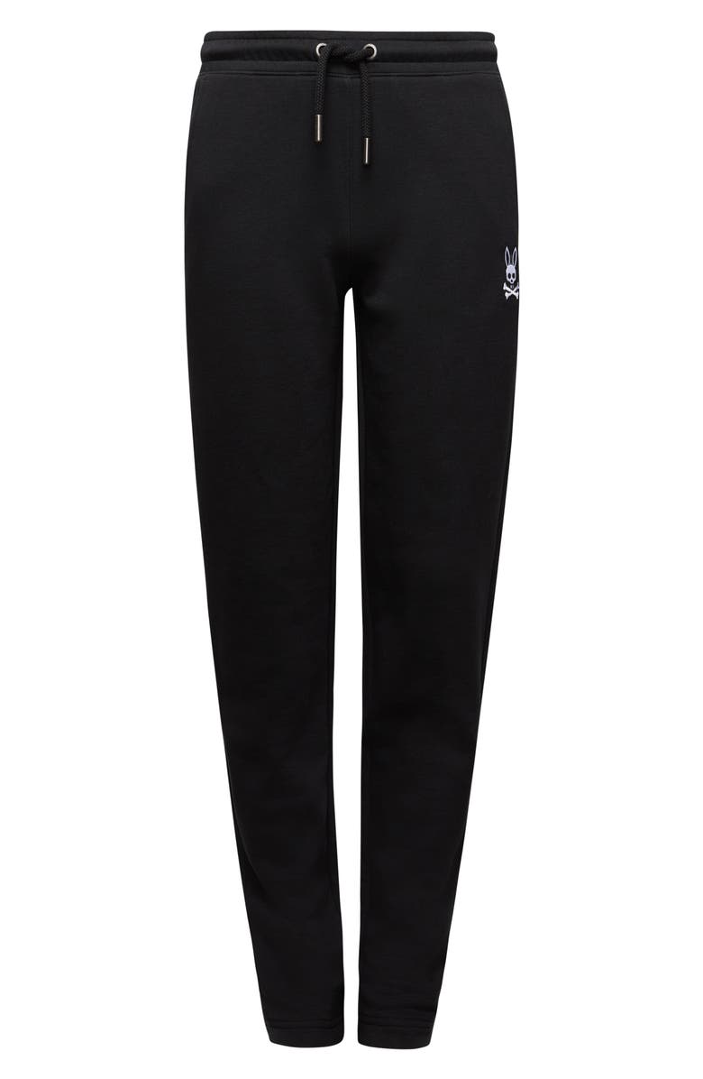 Psycho Bunny Kids' Timothy 4K Bunny Joggers, Main, color, Black