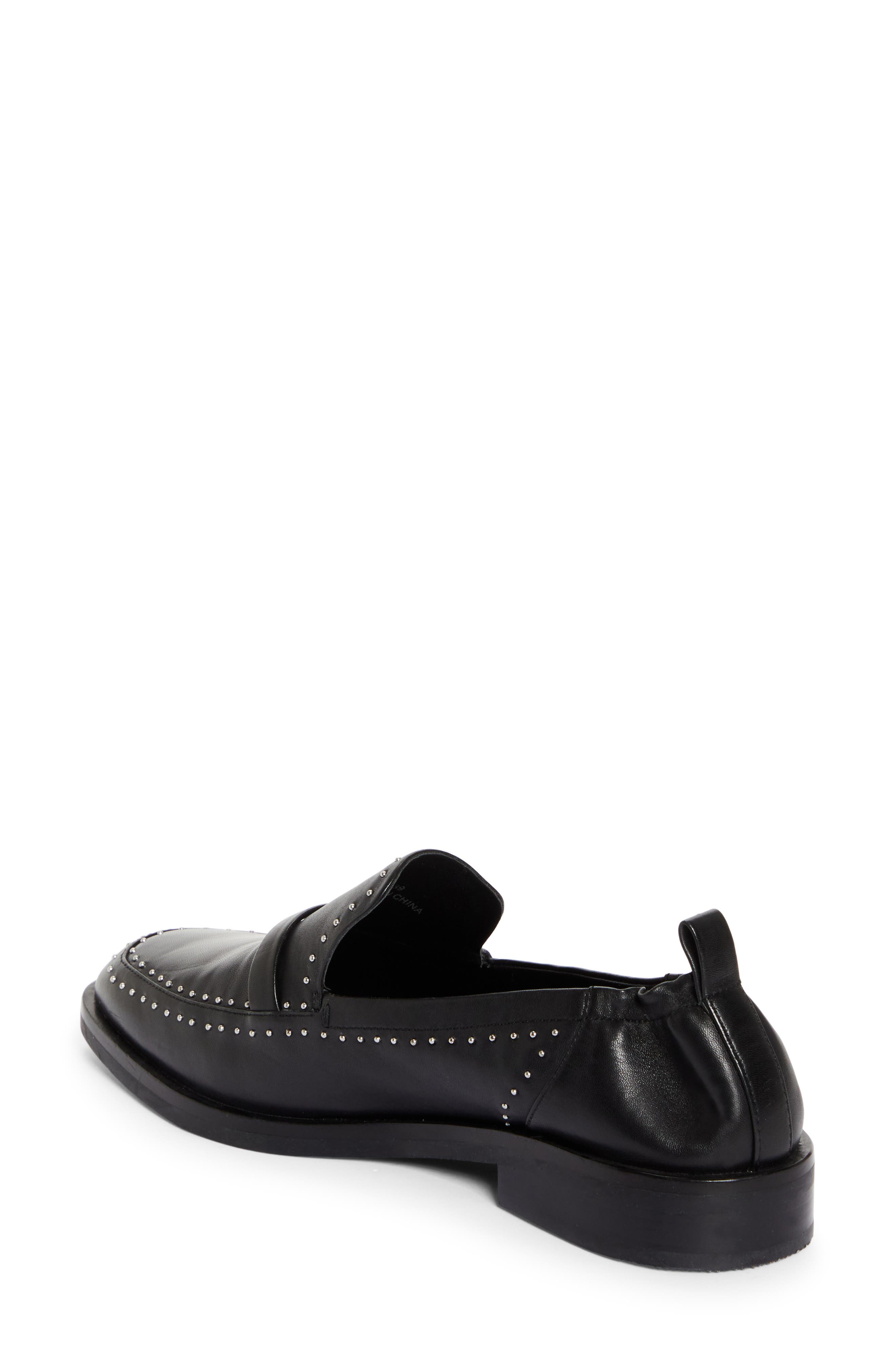 3.1 Phillip Lim Alexa Stud Loafer, Alternate, color, Black