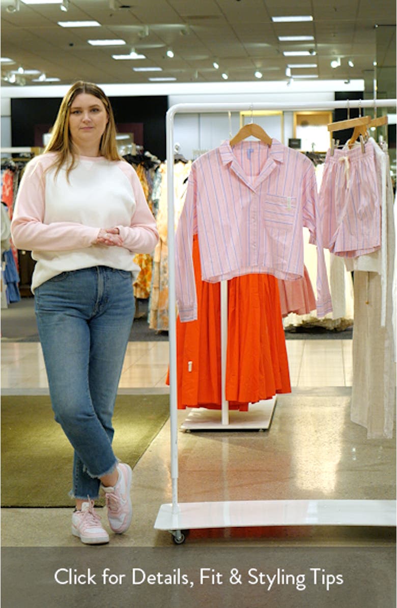 Crop Pajama Top, sales video thumbnail