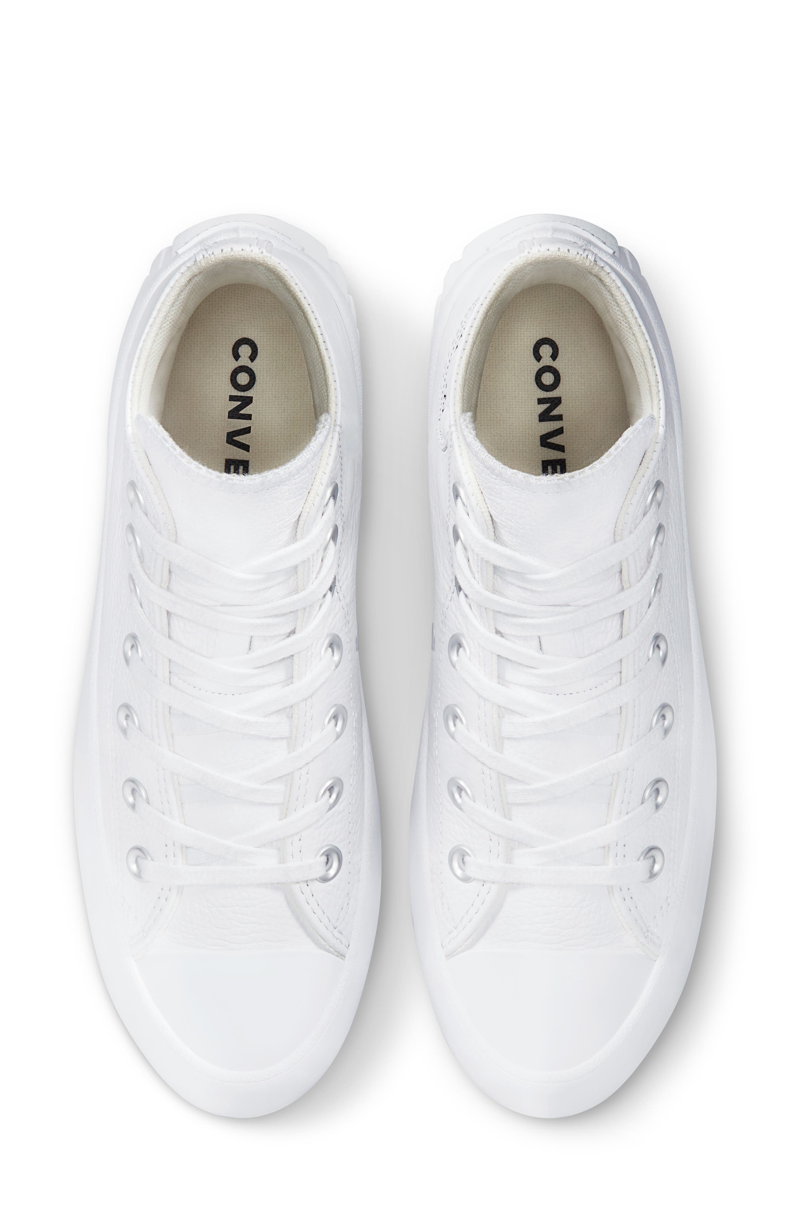 Chuck Taylor® All Star® Lugged 2.0 Hi Sneaker, Alternate, color, WHITE/ EGRET/ BLACK