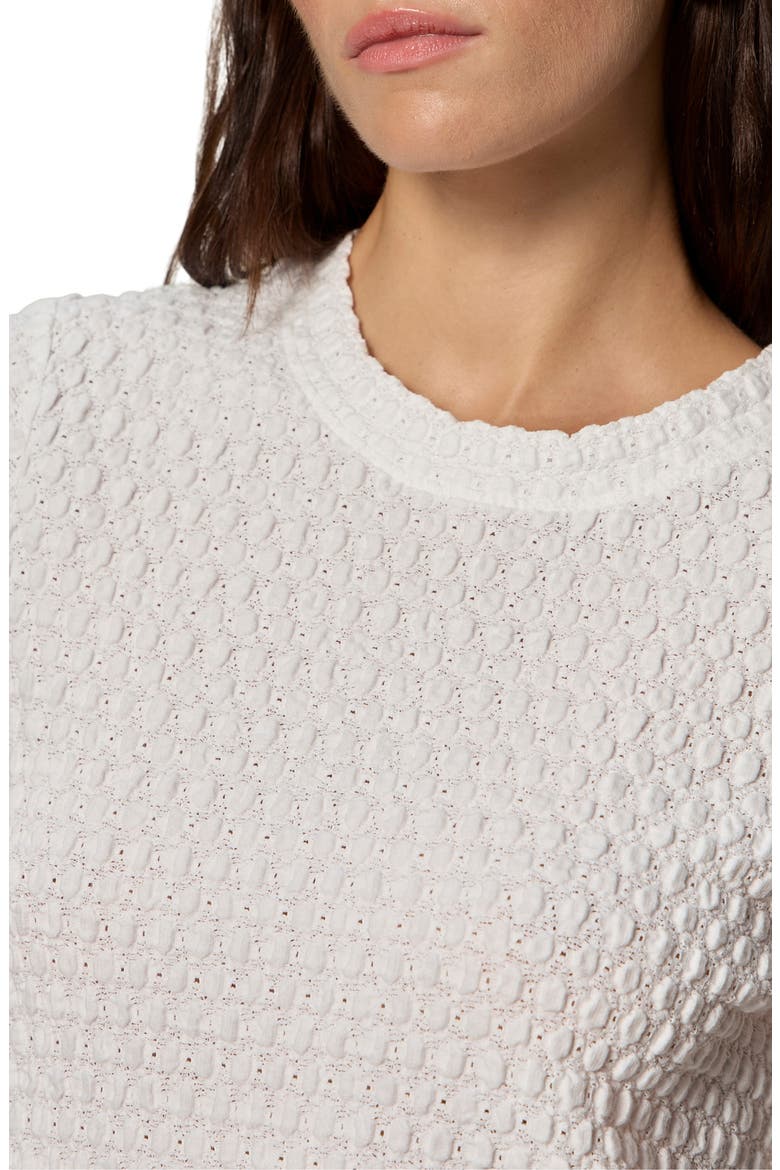 Perfect Puckered Lace T-Shirt, Alternate, color, WHITE