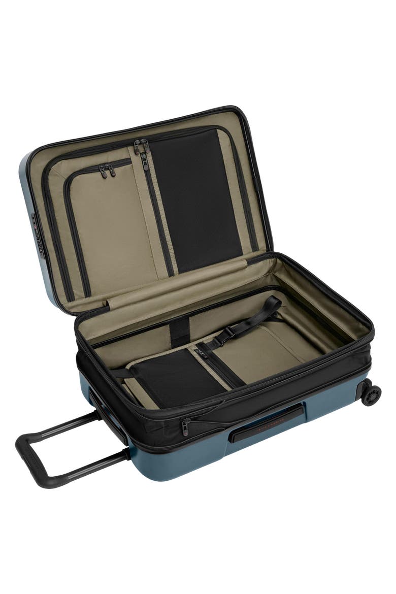 ZDX Essential 22 Inch Hardside Carry-On Spinner Luggage, Alternate, color, OCEAN