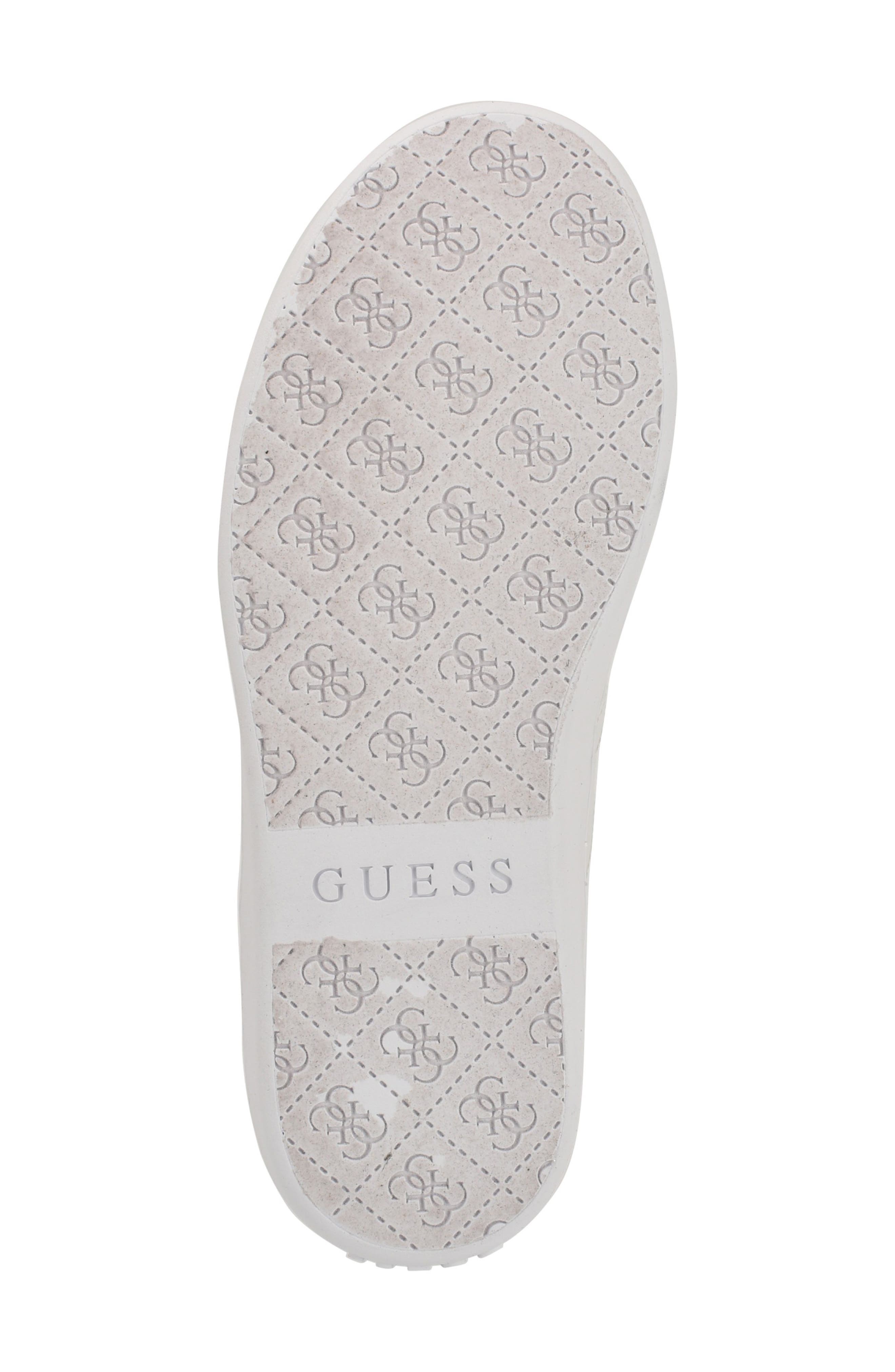 GUESS Naoko Sneaker, Alternate, color, White