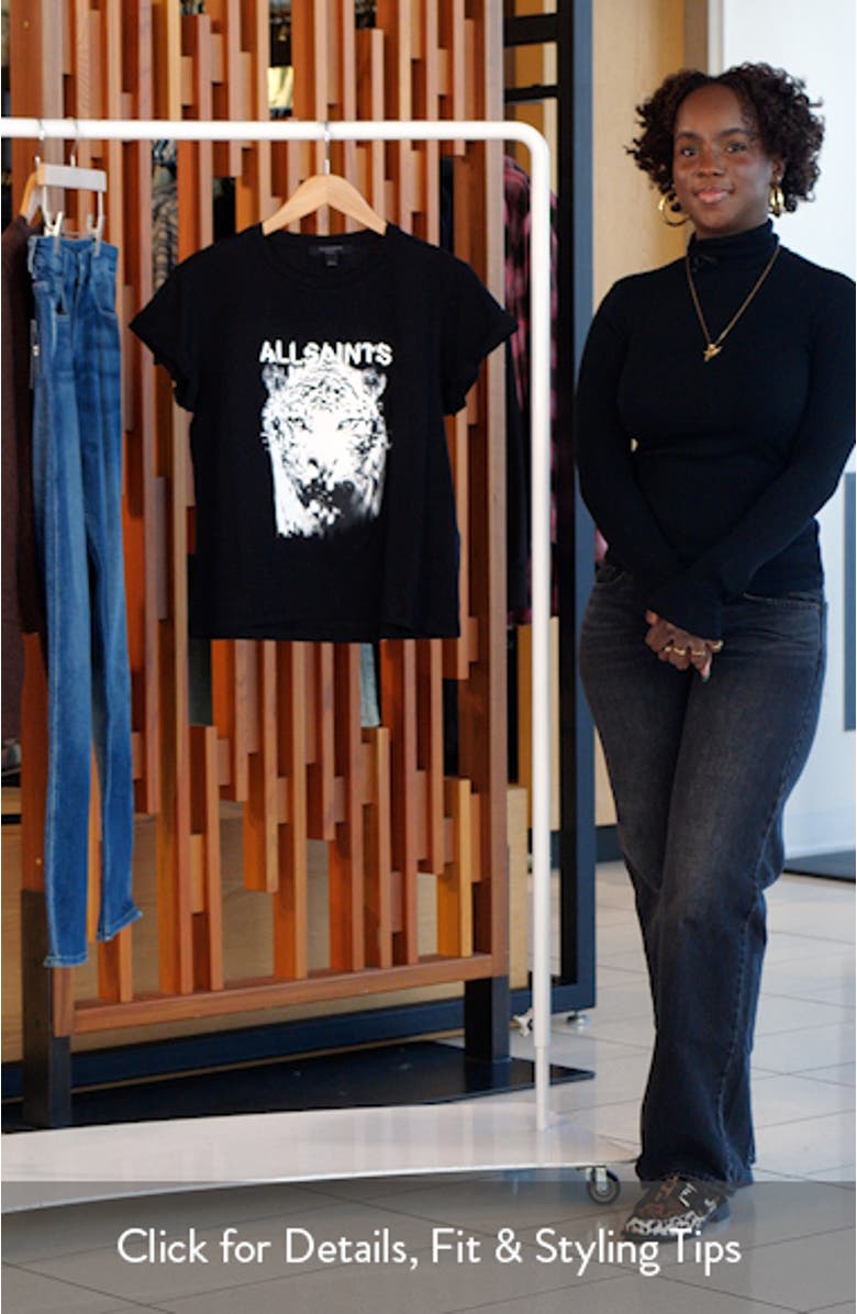 Static Anna Cotton Graphic T-Shirt, sales video thumbnail