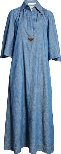 【Zimmermann】ILLUSTRATION DENIM MAXI DRESS デニム マキシ Zimmermann Denim Maxi Dress | Nordstrom