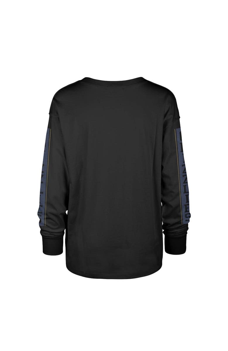 '47 Women's '47 Black Memphis Grizzlies City Edition SOA Long Sleeve T-Shirt, Alternate, color, 