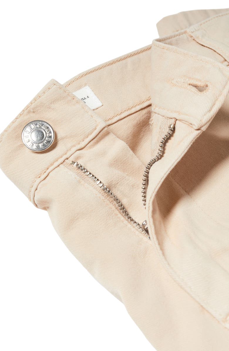 MANGO Straight Leg Cargo Jeans, Alternate, color, 