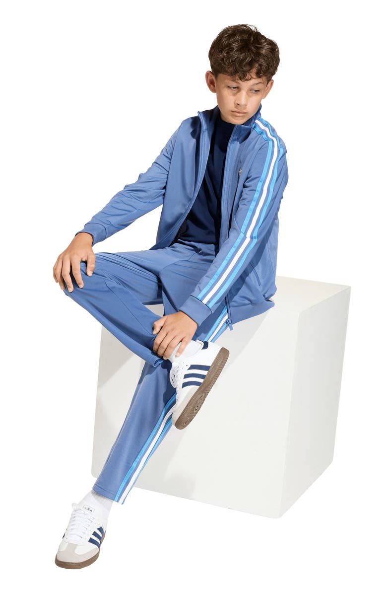 adidas Originals Kids' Firebird Recycled Polyester Track Pants, Alternate, color, Crew Blue/ Light Gold