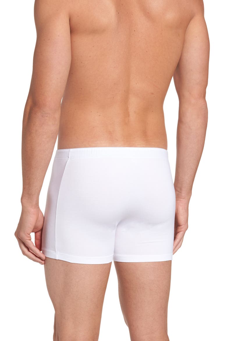Cotton Superior Long Leg Boxer Brief, Alternate, color, WHITE