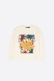Bimba y Lola Toweling Sun Logo Sweatshirt