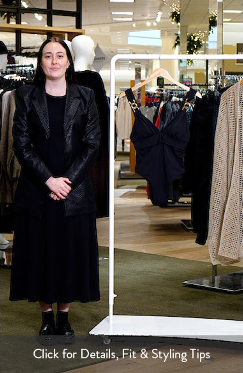 Jane Plunge One-Piece Swimsuit, sales video thumbnail