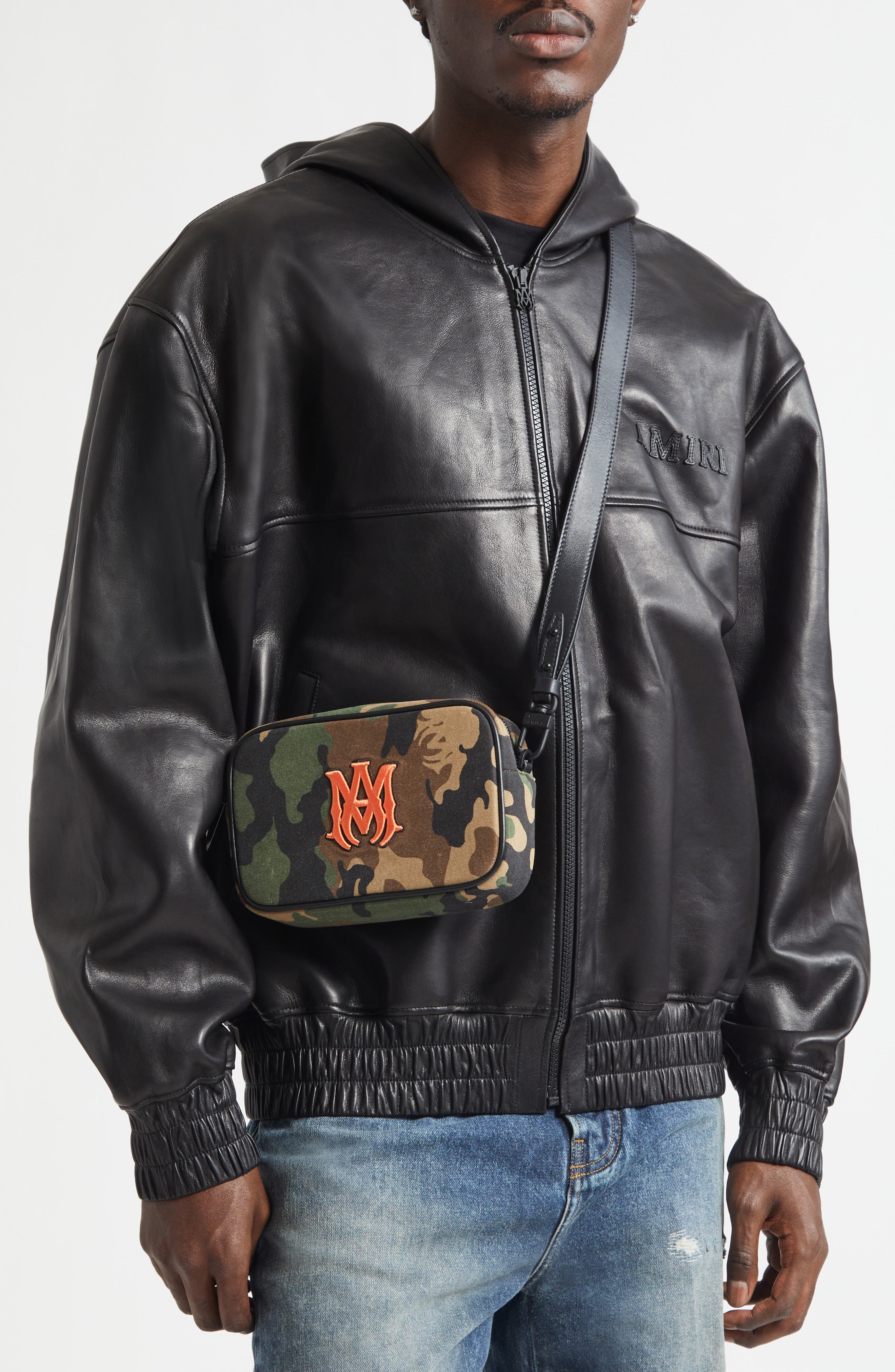 AMIRI MA Camo Camera Case, Alternate, color, Camo