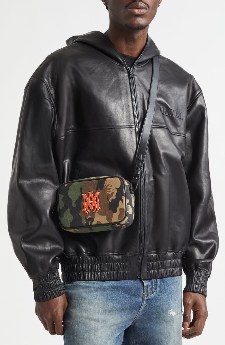 AMIRI MA Camo Camera Case, Alternate, color, Camo