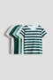  Dark Green/Striped