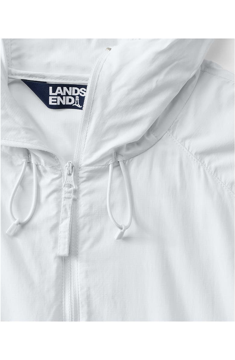 Lands' End UPF Packable Hooded Windbreaker Jacket, Alternate, color, 