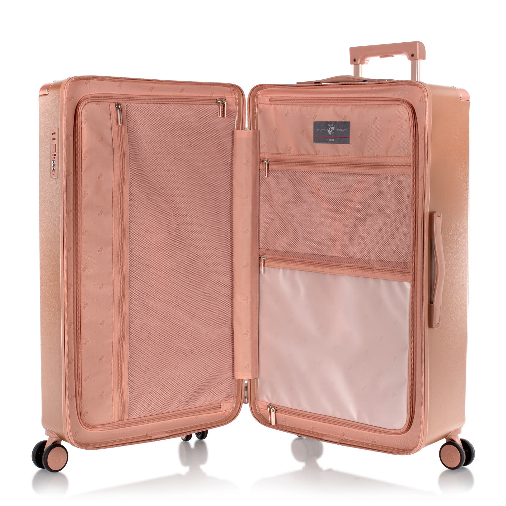 Heys Luxe 30 Inch Luggage Trunk, Alternate, color, Rose Gold