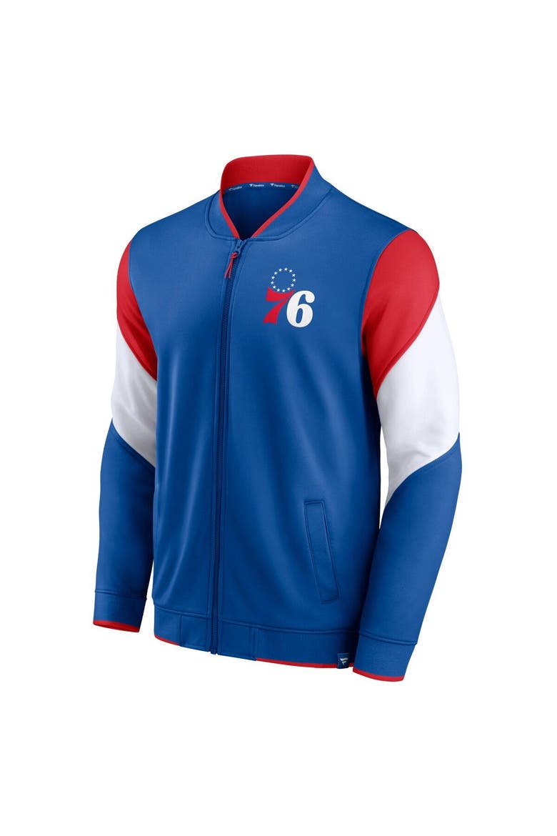 Men's Fanatics Branded Royal Philadelphia 76ers League Best Performance Full-Zip Jacket, Alternate, color, Royal