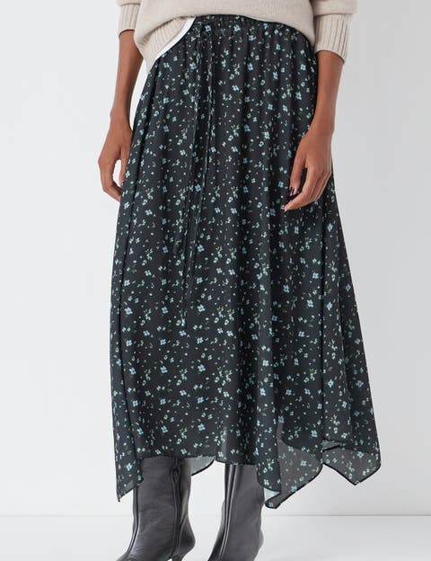 Kaia Chiffon Hanky Hem Skirt